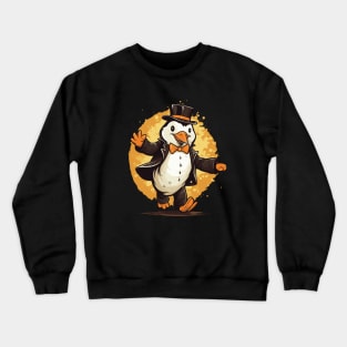 Tap dancing Penguin Crewneck Sweatshirt